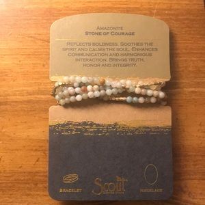 Brand New Bracelet/Necklace Stone of Courage